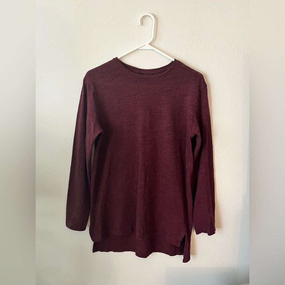 2-For-1 Urban Outfitters Burgundy Dark Grey Long Sleeve Shirts Men’s Size Small